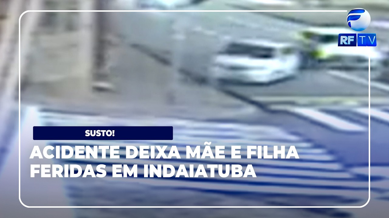 Alerta Total - Mãe e filha ficam feridas em batida contra poste