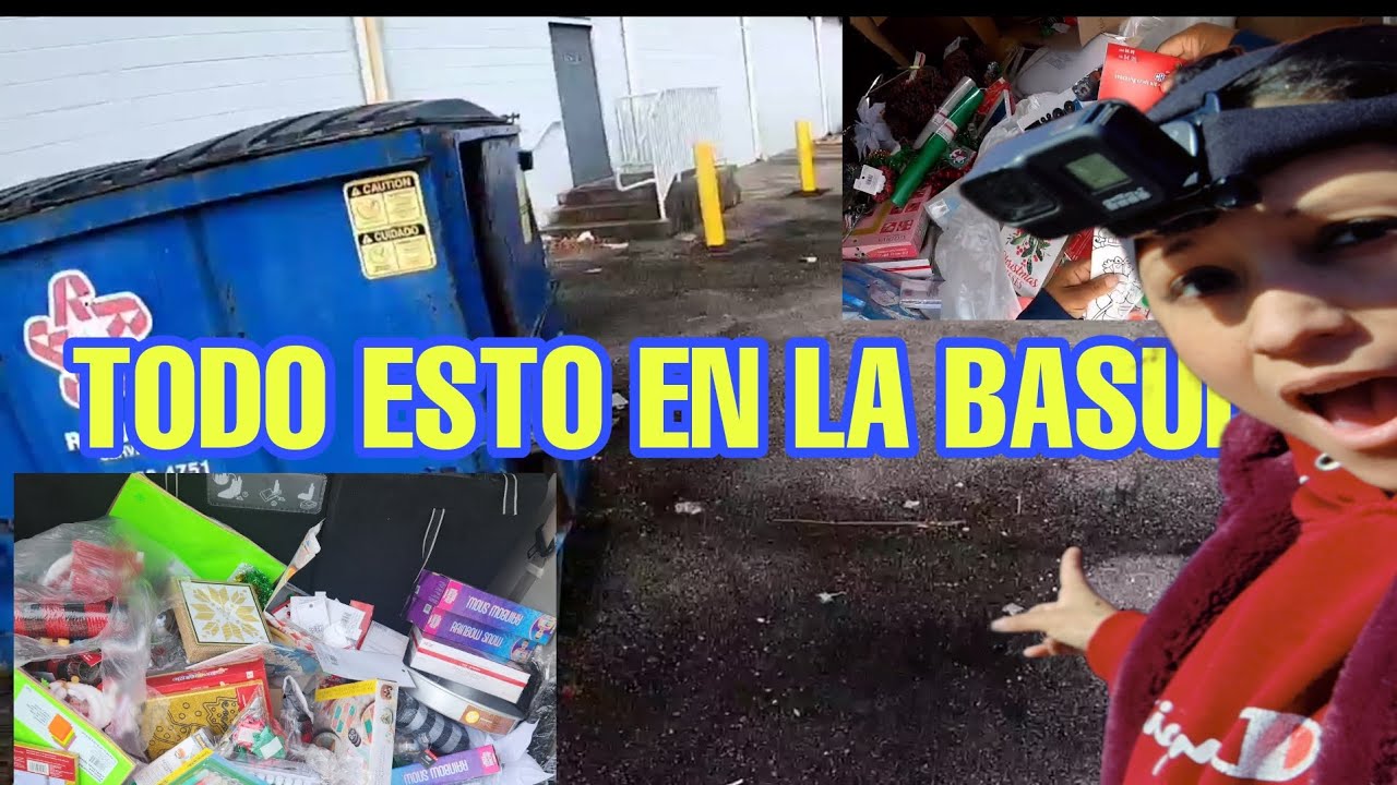 INCREIBLE Todo esto en la basura DUMPSTER DIVING 🔥 LO QUE TIRAN EN USA😱#dumpsterdiving