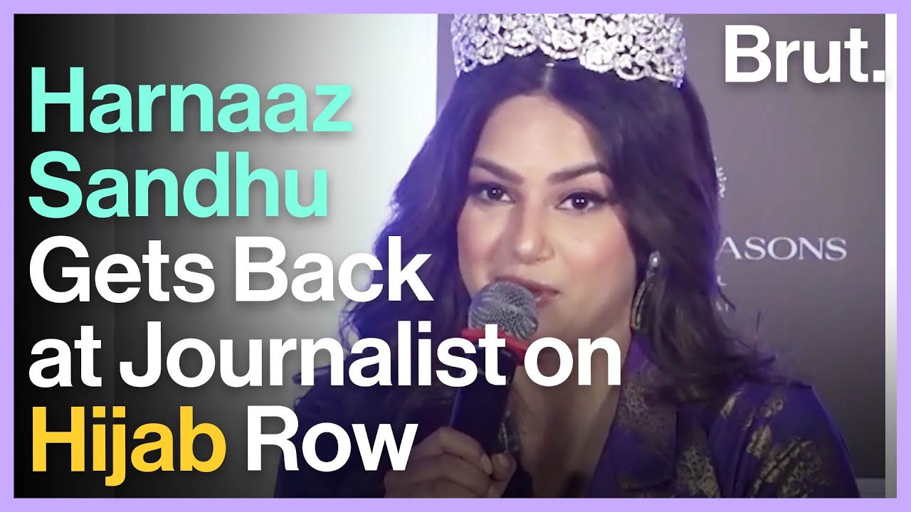Harnaaz Sandhu gets back at journalist on hijab row