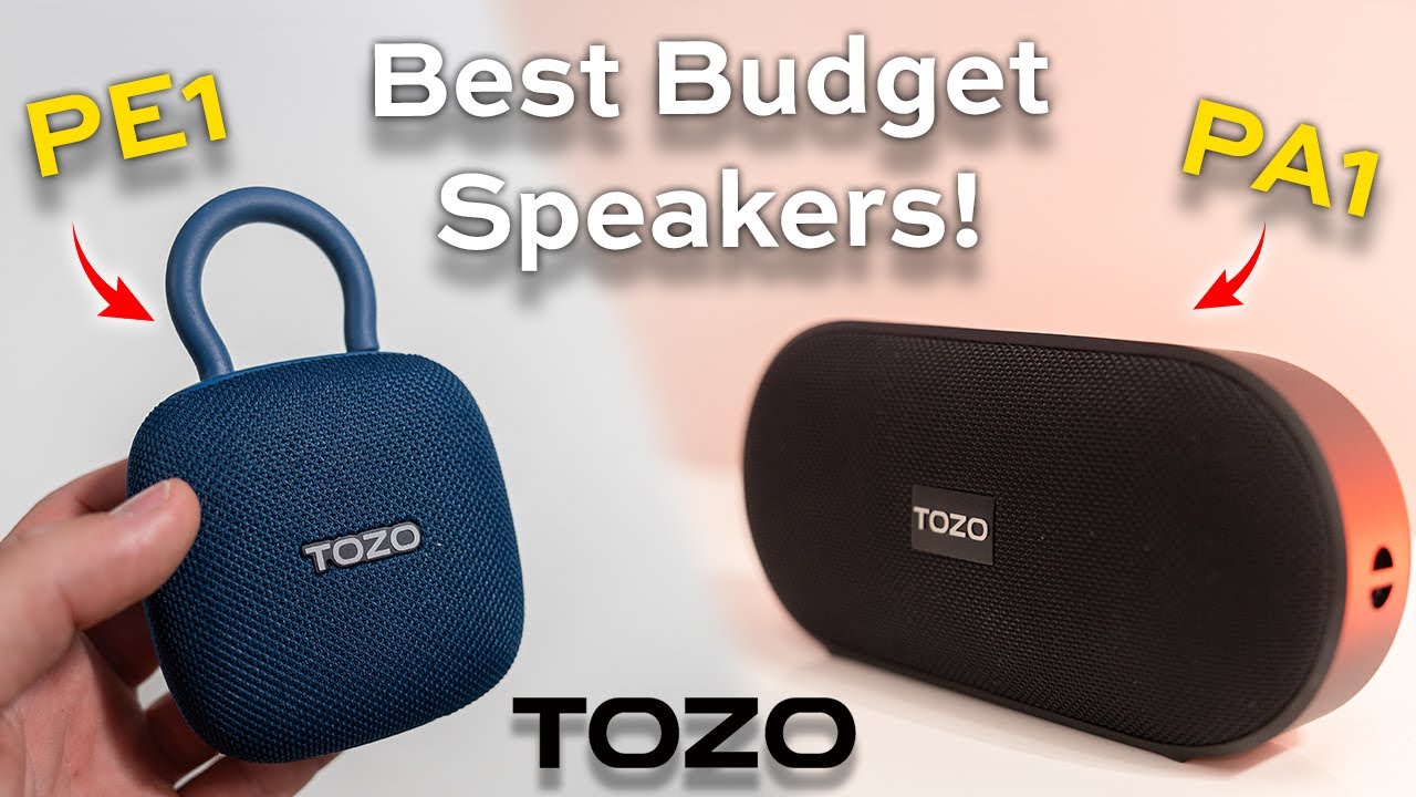 Best Budget Bluetooth Speakers! TOZO PA1 vs PE1!