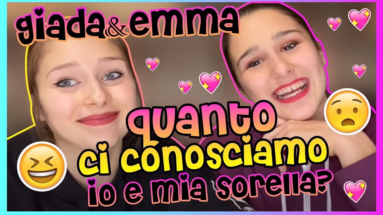 Quanto ci conosciamo io e mia sorella? Emma e giada Grisetti, Le ginnaste del CSB.