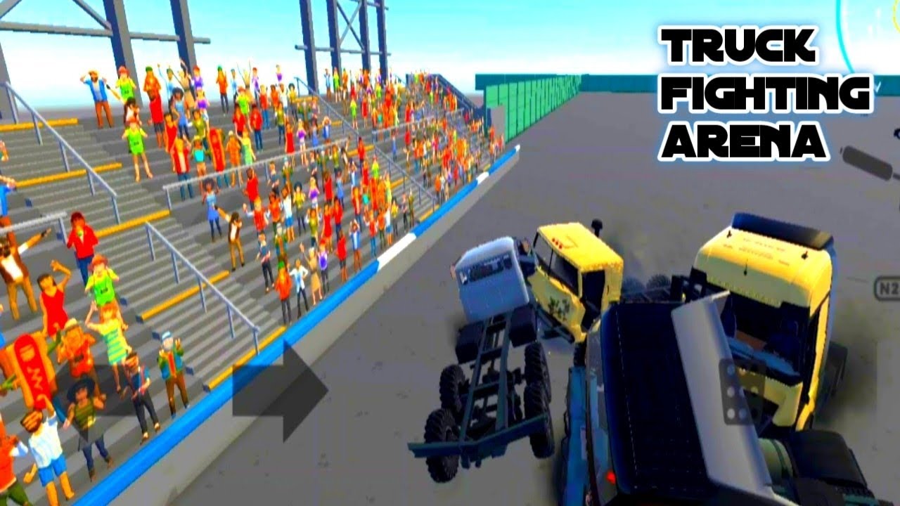 BIGGEST ARENA TRUCK FIGHT 😧 - Indian Offroad Bus Driving 3D - Bus Game Andriod 