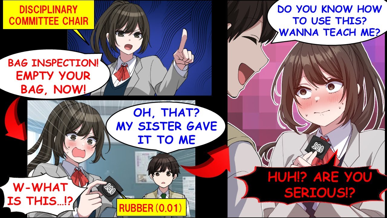 [Manga Dub] The Strict Disciplinary Committee President Searched My Bag…Then She Fell for Me[RomCom]