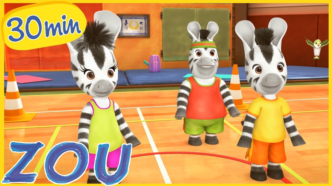 Zou l’allenatore 🏋️ Zou in italiano 🦓 Cartoni animati per bambini