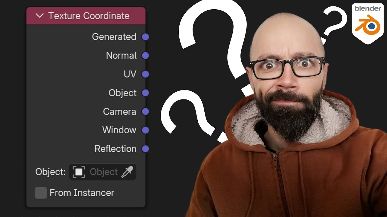 Le nœud texture coordinate demystifié