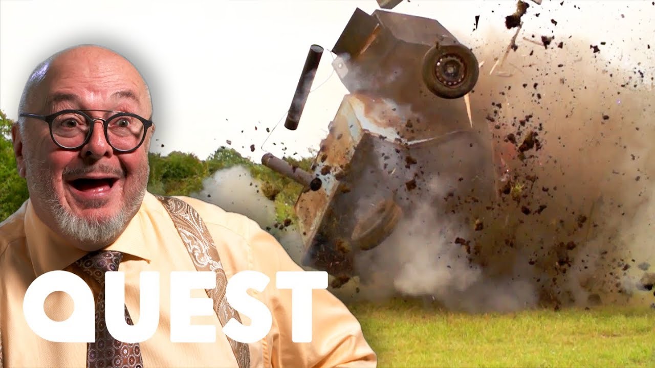 Bruce Explodes A Simulated Tank With An Anti-Tank Gun | Combat Dealers