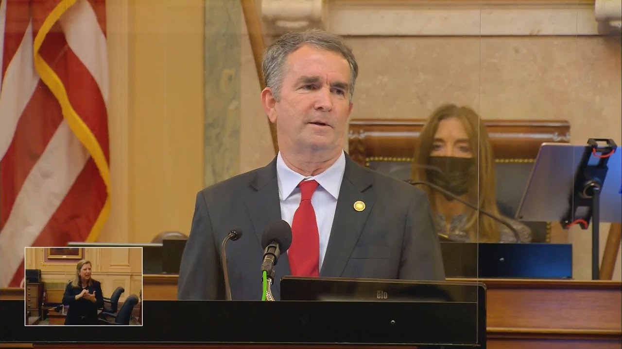 Governor Ralph Northam delivers 2021 State of the Commonwealth address
