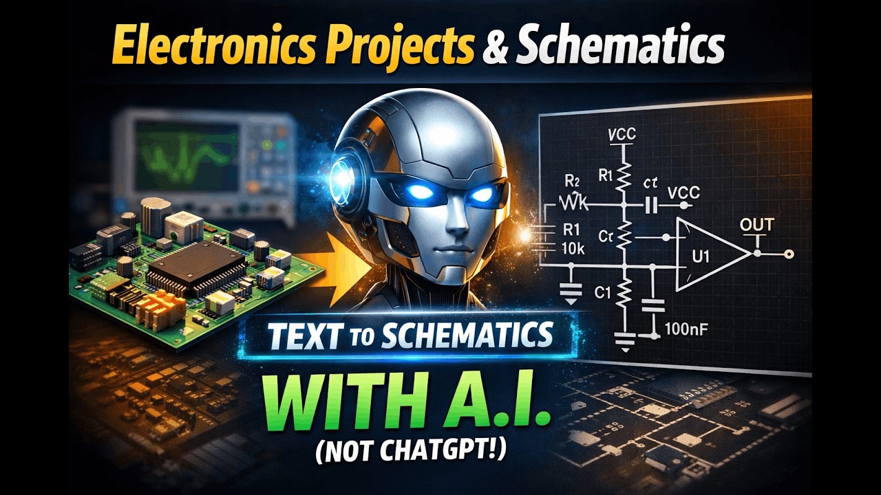 How to create electronics projects & schematics with AI (NOT CHATGPT)