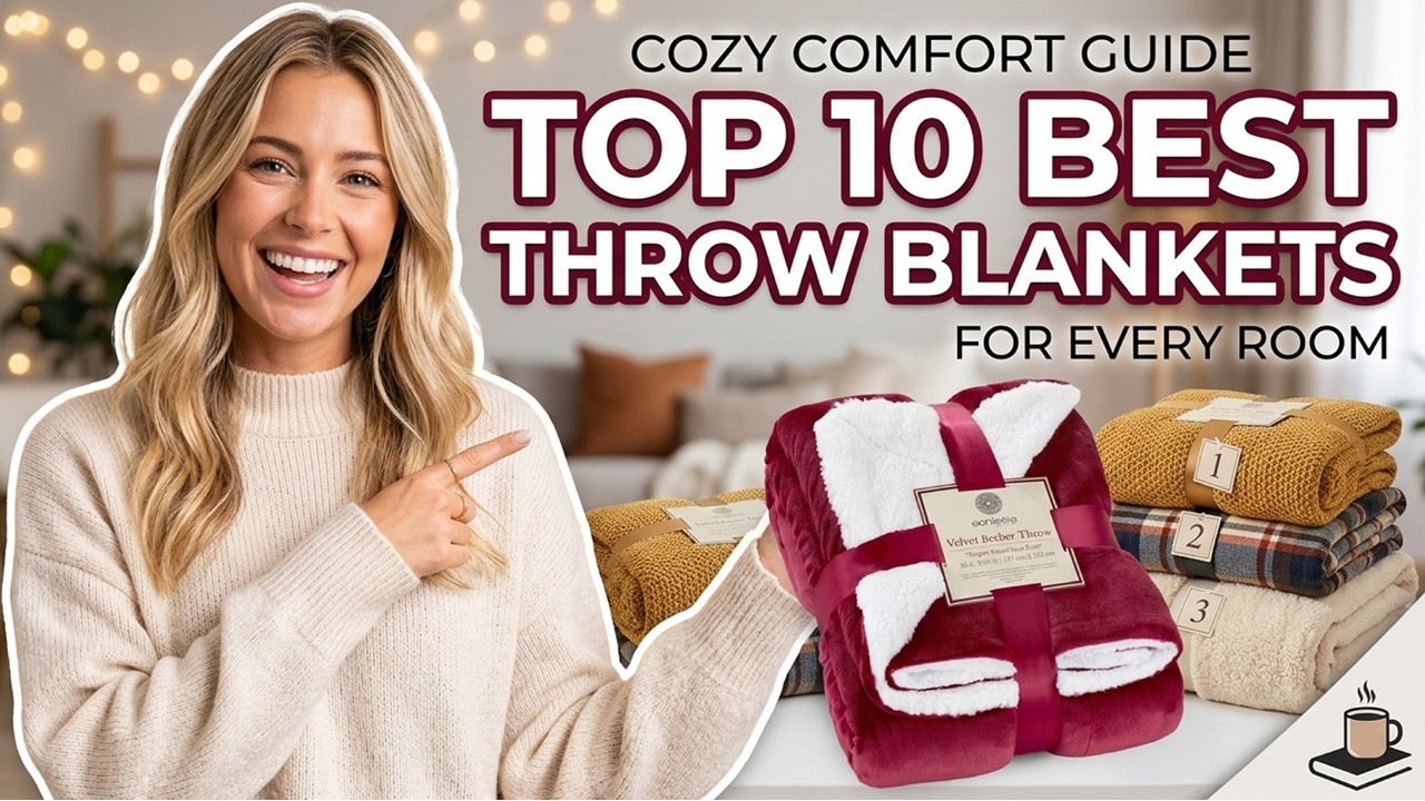 Best Throw Blanket 2025 | Top 10 Throw Blankets for Comfort, Warmth & Modern Home Decor