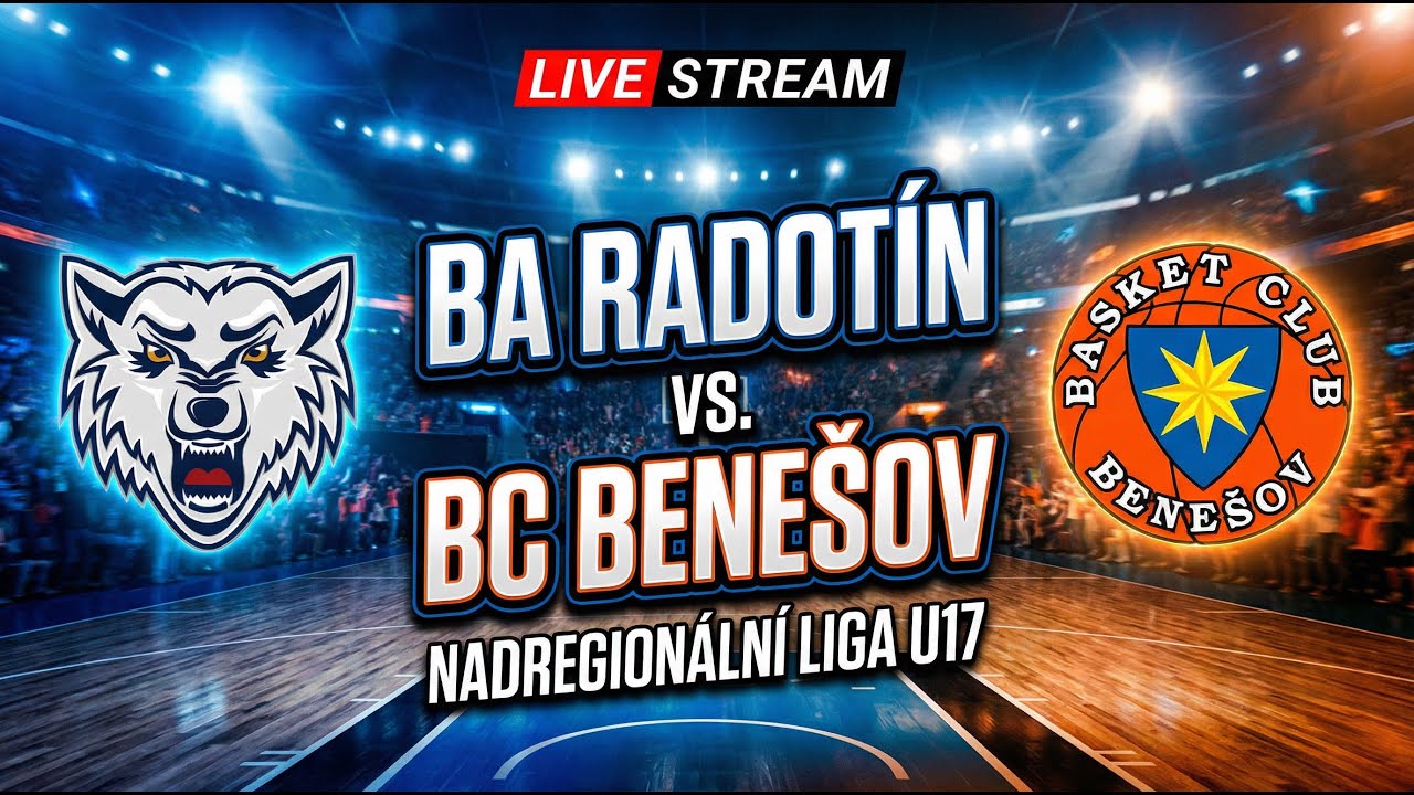 BA Radot&iacute;n vs. BC Bene&scaron;ov / U17 / Nadregion&aacute;ln&iacute; liga