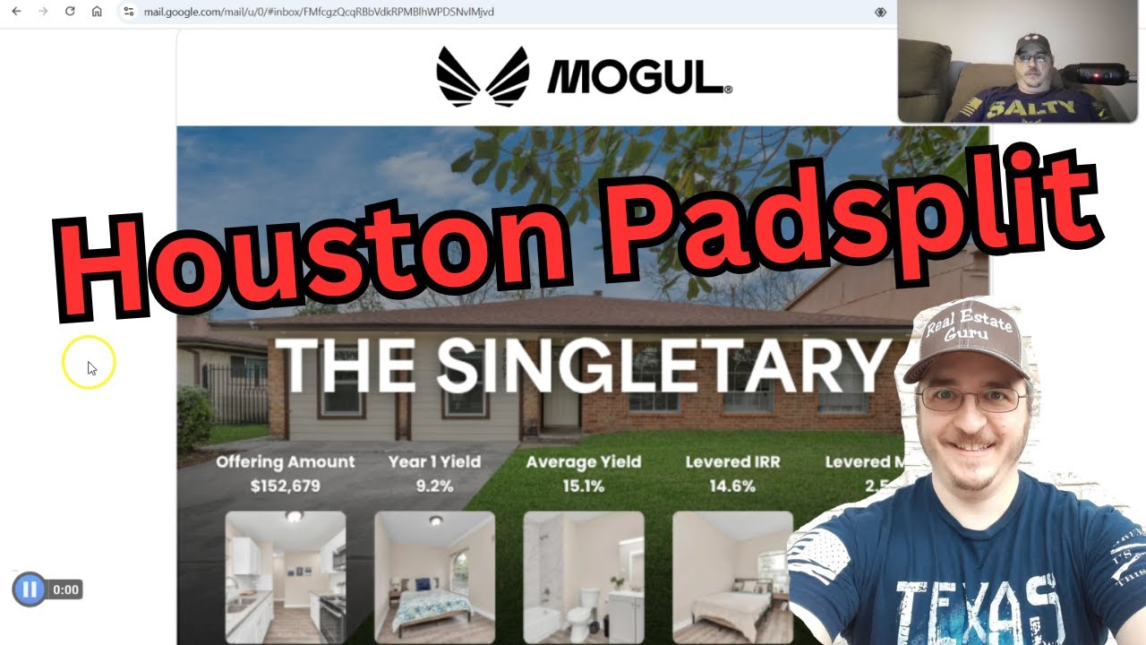 The Singletary - Investing in Fractional Real Estate on Mogul.Club - Houston, TX Padsplit 14%+ IRR?