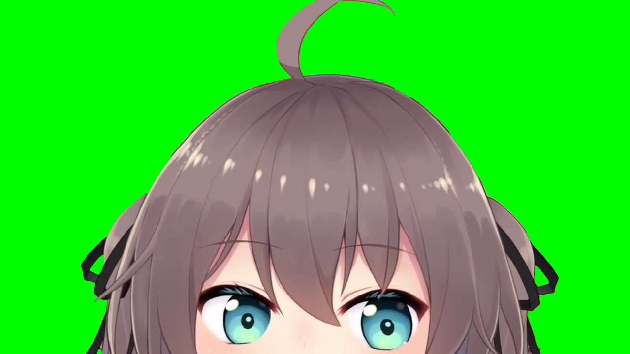 Matsuri says hi greenscreen