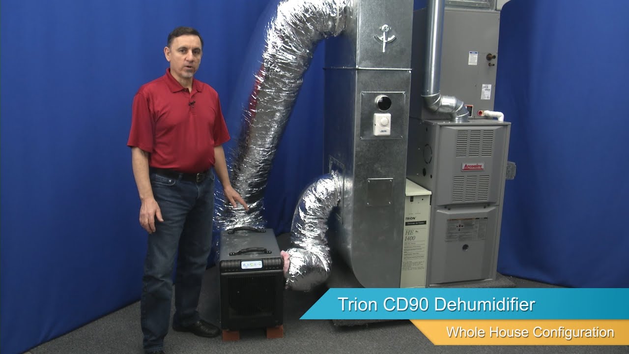 Trion CD90 Dehumidifier - Whole Home Configuration 1st Method