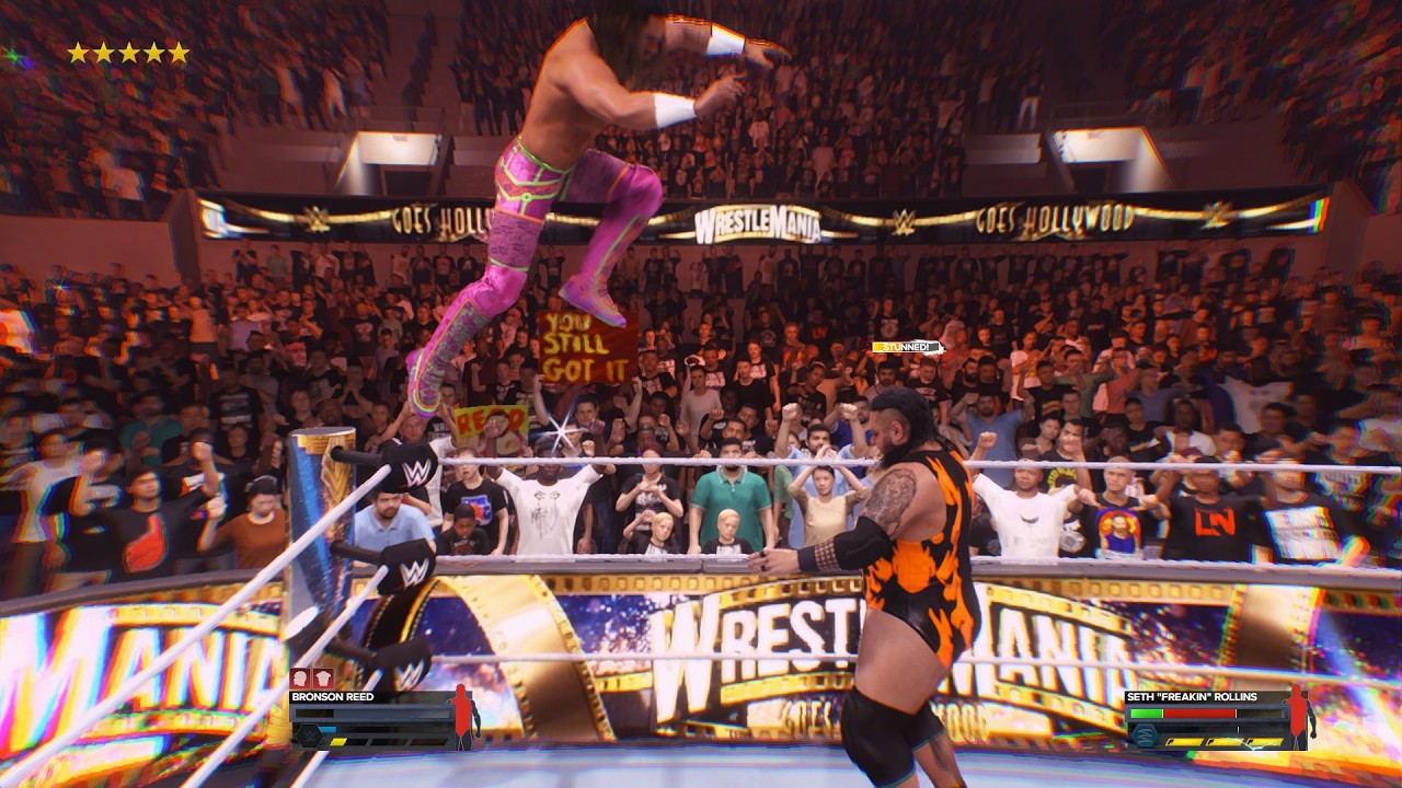 Visionary vs Monster! Seth Rollins vs Bronson Reed – WrestleMania 2026 | WWE 2K24