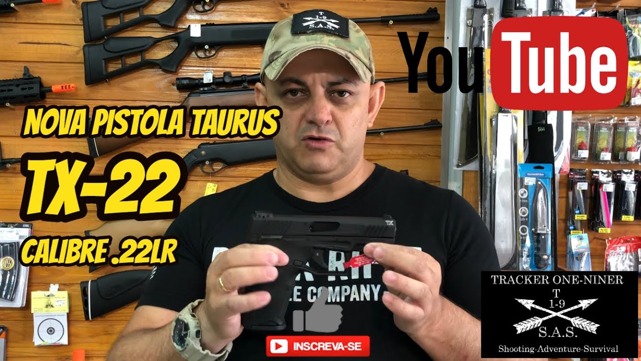 CHEGOU!!! NOVA Pistola TAURUS TX22 Cal. 22LR.