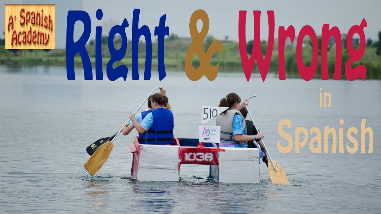 Right and Wrong in Spanish (Tener Razón)