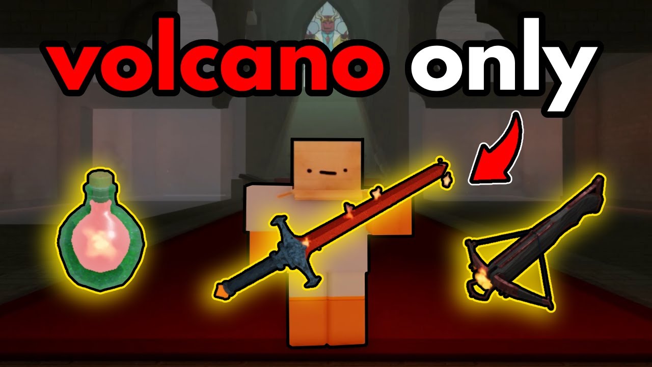 99 Nights But I Can ONLY Use VOLCANO WEAPONS!