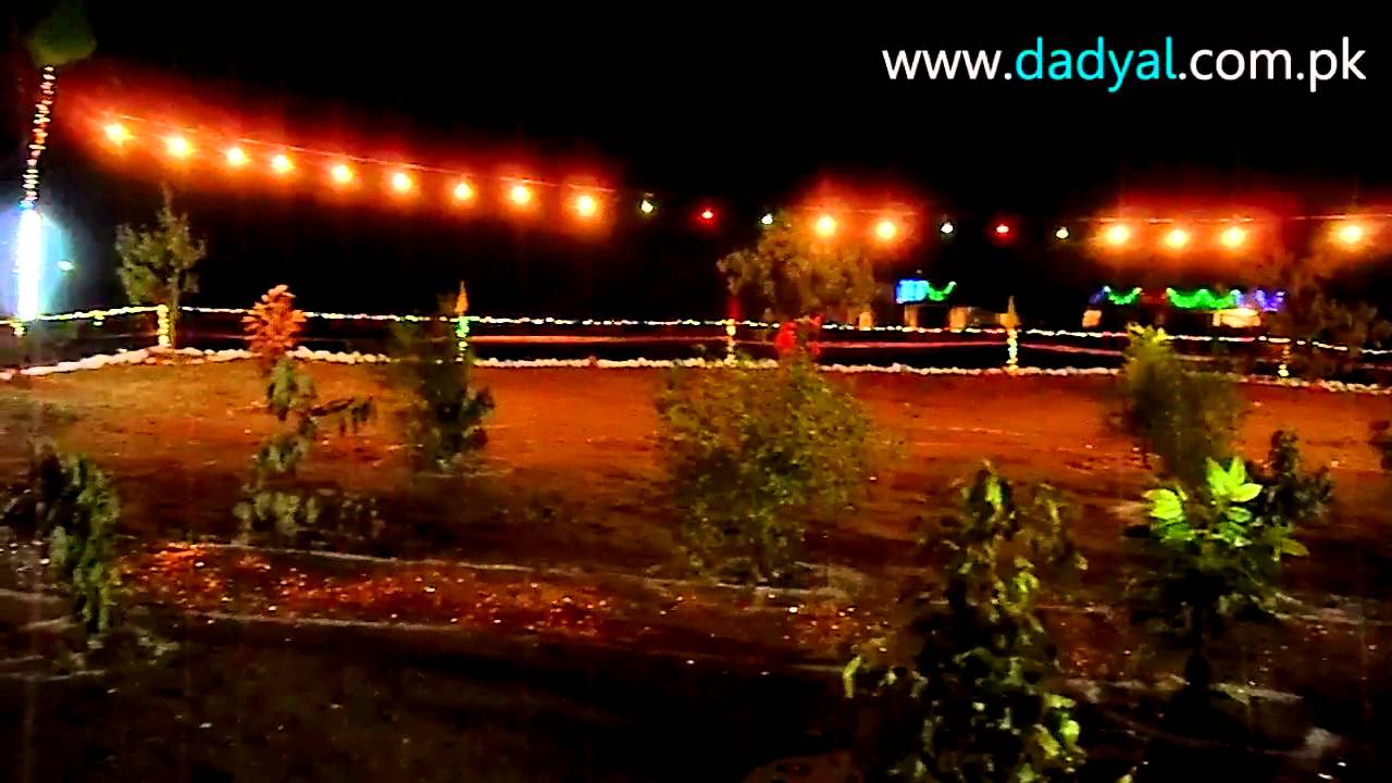 Khadamabad Bazar at Night on Eid Milaad Un Nabi (PBUH) Feb 2012