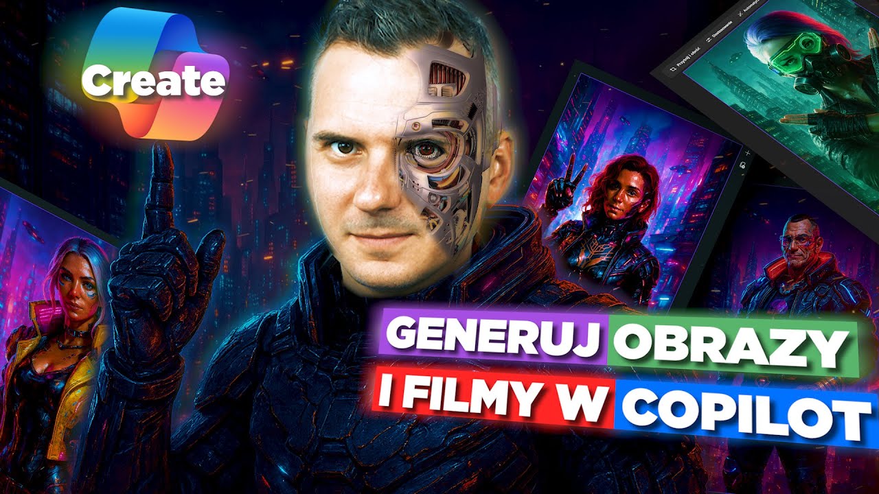 JAK wykorzystać Copilota DO TWORZENIA grafik i wideo W FIRMIE?