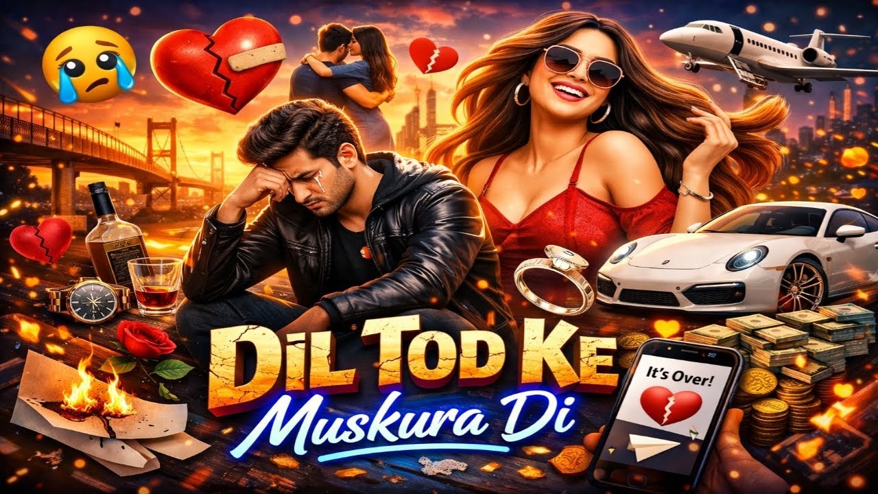 Dil Tod Ke Muskura Di (Official Song) 💔 | Very Sad Love Story Song | Breakup Song