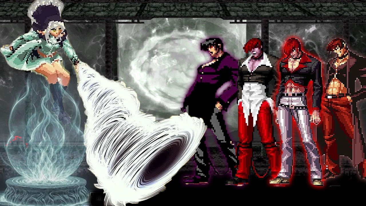 [Mugen KOF] Mistral Wind Vs Ultimated Power Iori Yagami TEam