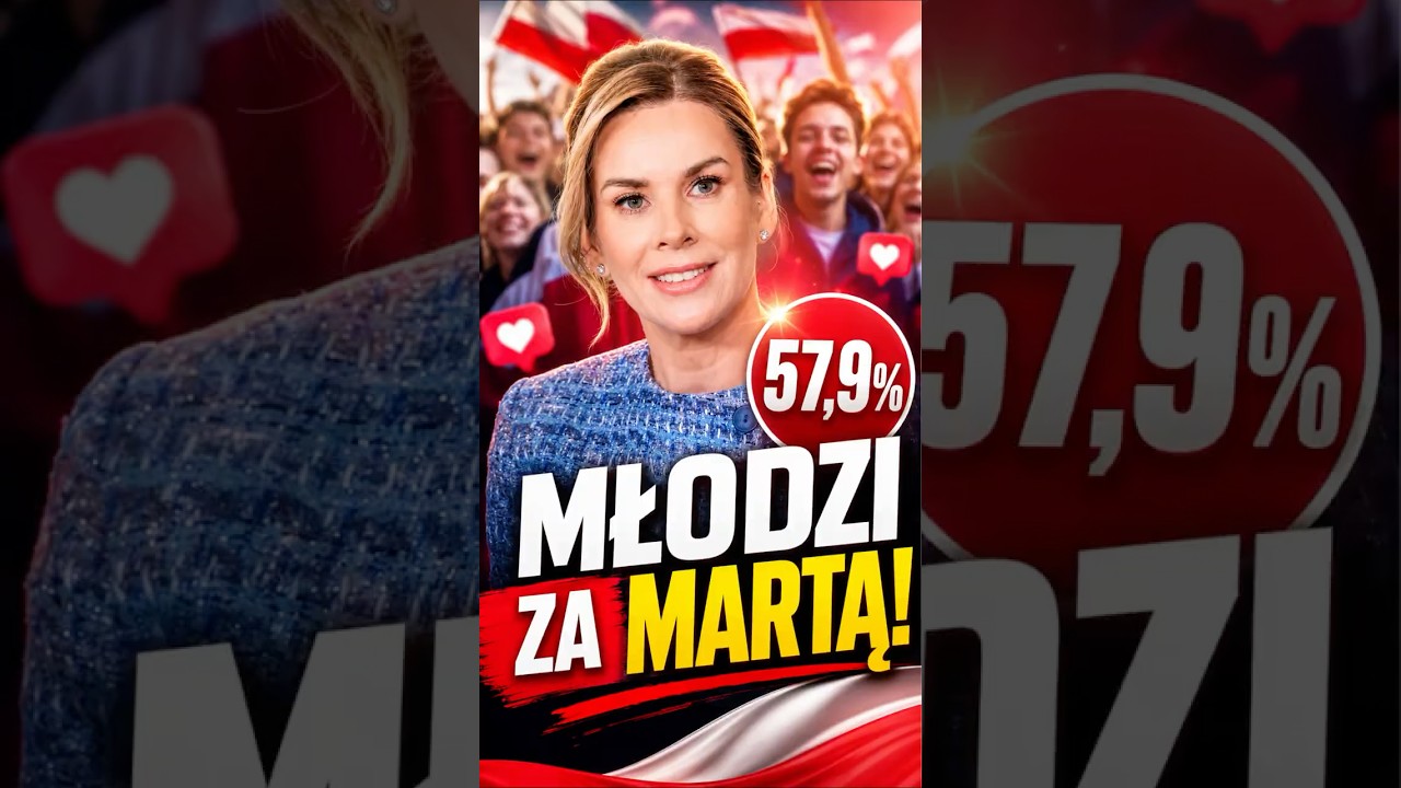 Szokujący sondaż! Marta Nawrocka rozbiła bank! #polska #news #sondaż