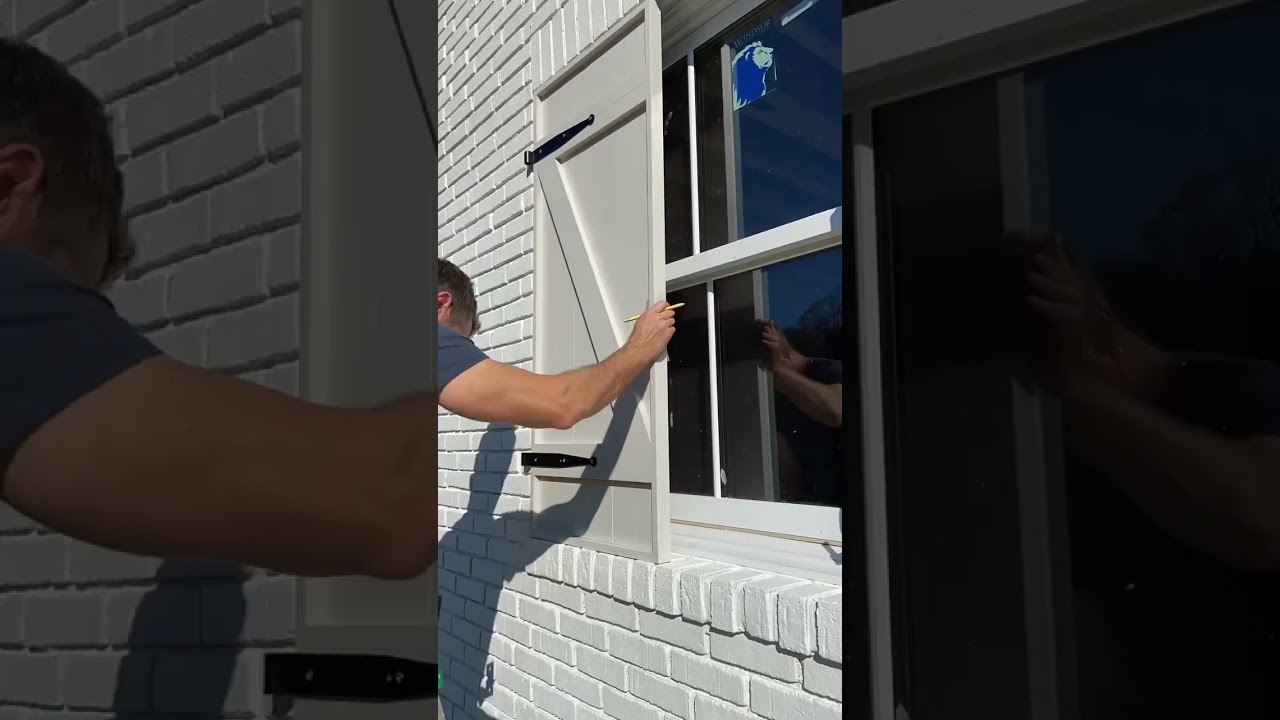 How to Build DIY Wood Shutters #woodworking #exteriordesign #diyprojects