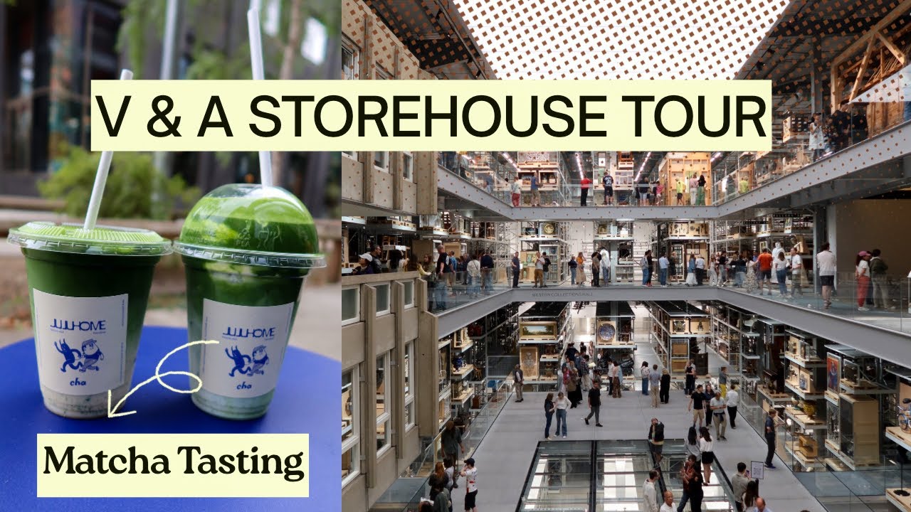 V & A Storehouse Art Tour | Trying Matcha For The First Time | London Diaries