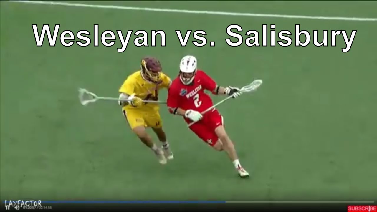 Wesleyan vs. Salisbury Lacrosse Highlights 2018 NCAA D3 Lacrosse Tournament Finals