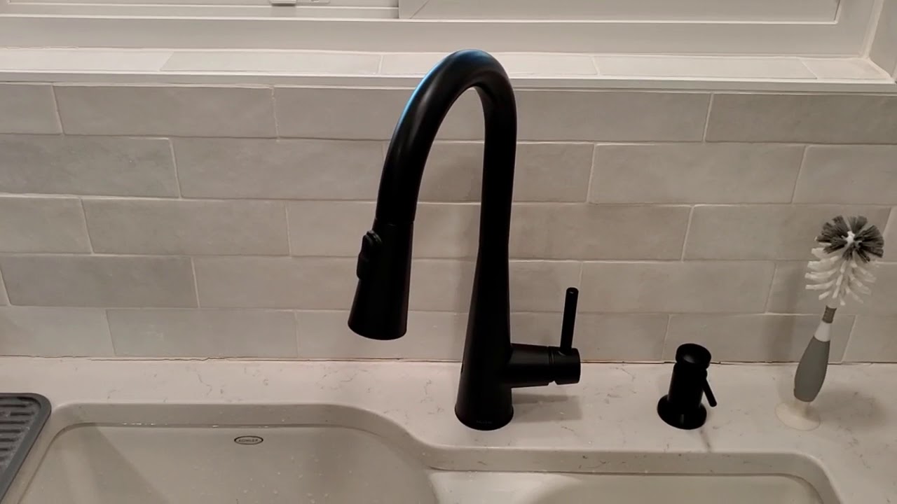 Moen 7864EWBL, replaced batteries and then faucet didn't work: fixed