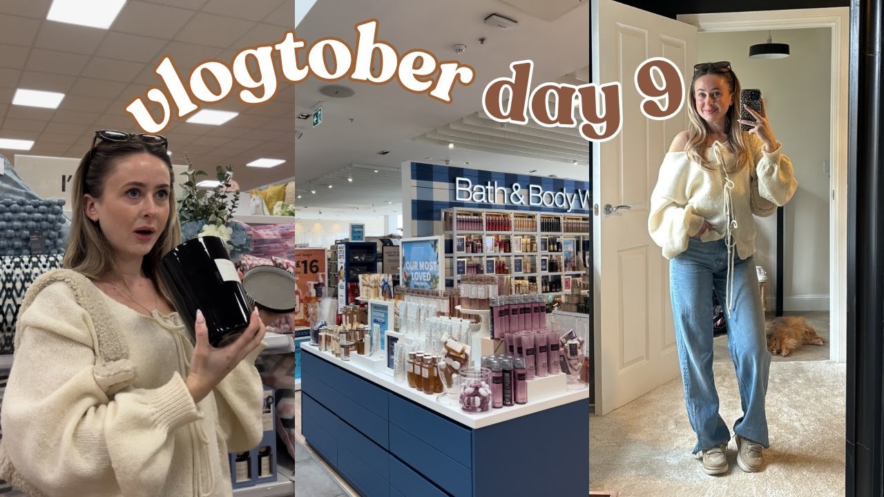 VLOGTOBER ДЕНЬ 9 | Магазин осенних товаров для дома старой школы вместе со мной!!