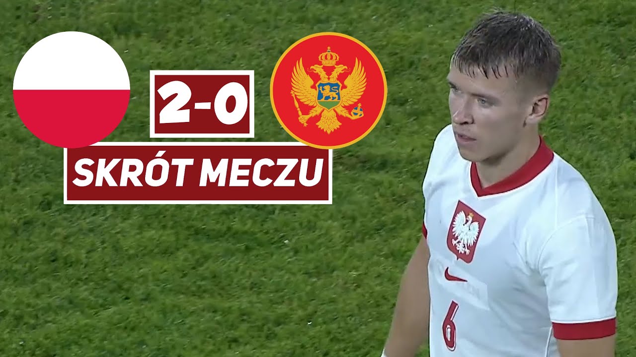 Polska - Czarnogóra [2-0] skrót meczu | Piorunujący początek, pewna wygrana | El. Euro U21