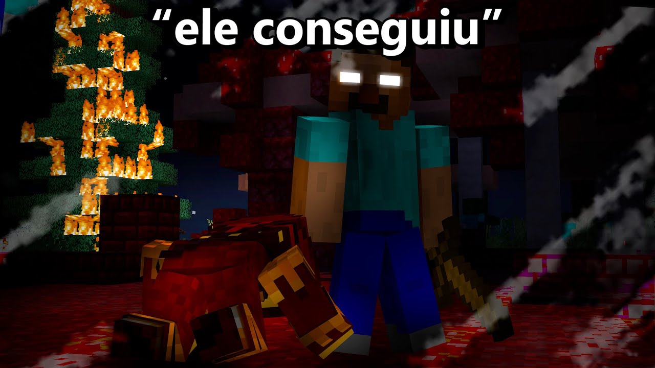 ELE CONSEGUIU, o HEROBRINE AMALDIÇOOU o meu MUNDO #21