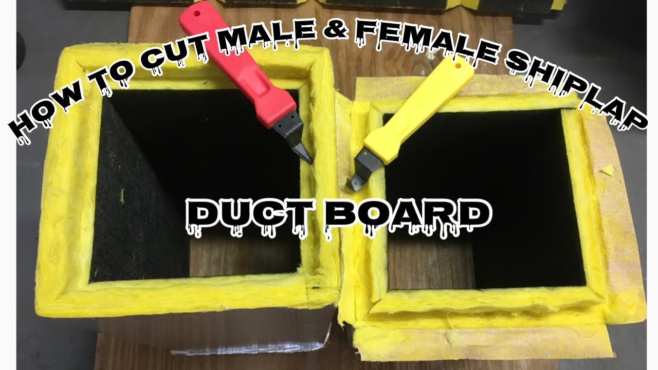 Malco FasGroov Shiplap Tools For Duct Board review/demo