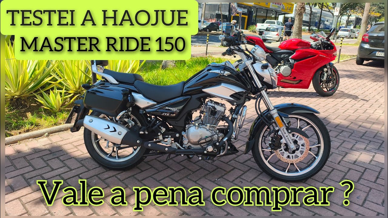 Testei a HAOJUE MASTER RIDE , vale a pena comprar ? 