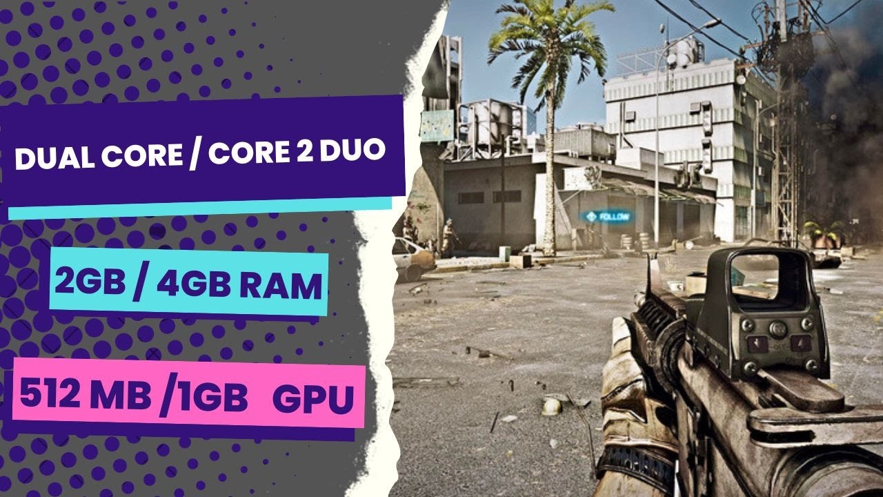 Top 5 Games For Core 2 Duo / Dual Core PC | 512MB / 1GB GPU | 2GB / 4GB RAM