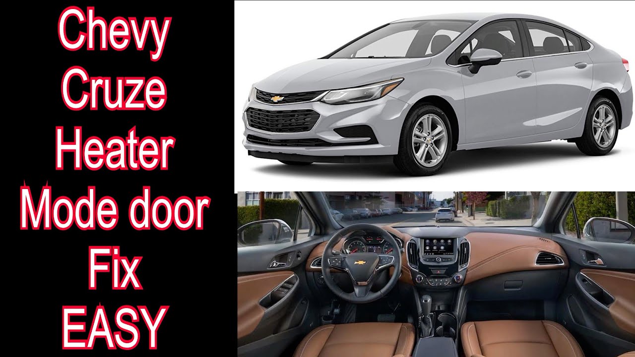 Ремонт дверцы режима отопителя в Chevrolet Cruze