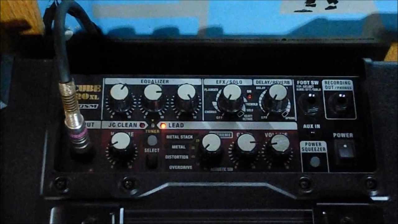 CUBE 20XL (Roland) 6 Lead Modes - Hum bucking （ハムバッカー）