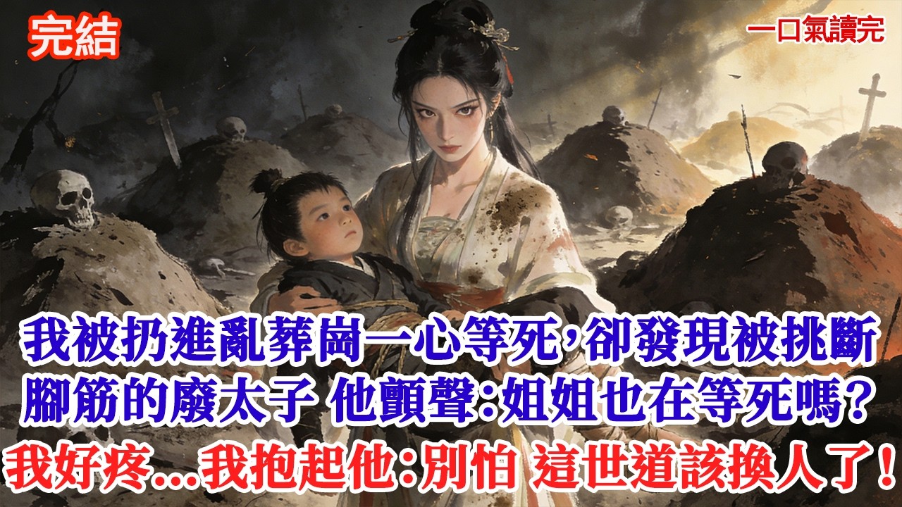 我被庶妹和未婚夫聯手诬陷，扔進亂葬崗等著被野狗分食，卻在屍堆裡發現被挑斷手筋腳筋10歲的廢太子，他顫聲問：姐姐你也來等死嗎？我好疼…我眼底猩紅抱起他：別怕，這世道該換人了！#追妻火葬場#愛情#小說