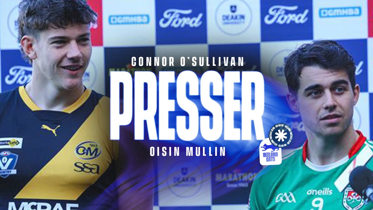 Oisin Mullin & Connor O'Sullivan Press Conference | Round 21