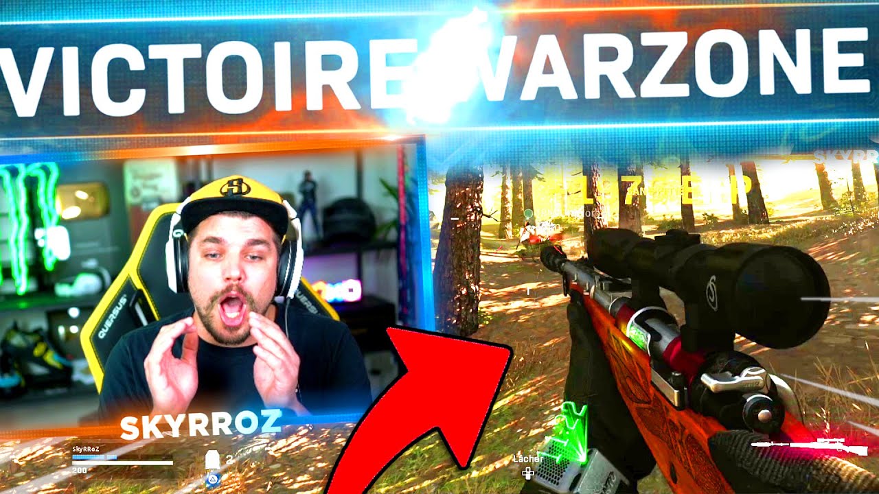 INCROYABLE NO SCOPE POUR LE TOP 1 SUR WARZONE !!