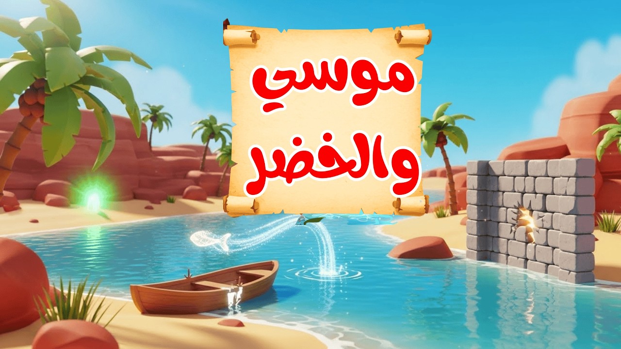 قصة سيدنا موسى والخضر| قصص الأنبياء للأطفال | قصص القرآن مع ارنوب الحبوب