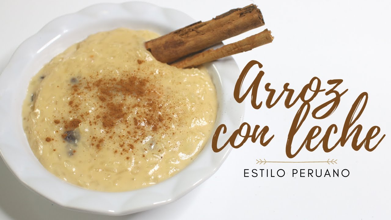 ARROZ CON LECHE ESTILO PERUANO: Aprende cómo hacer un delicioso y cremoso arroz con leche peruano.