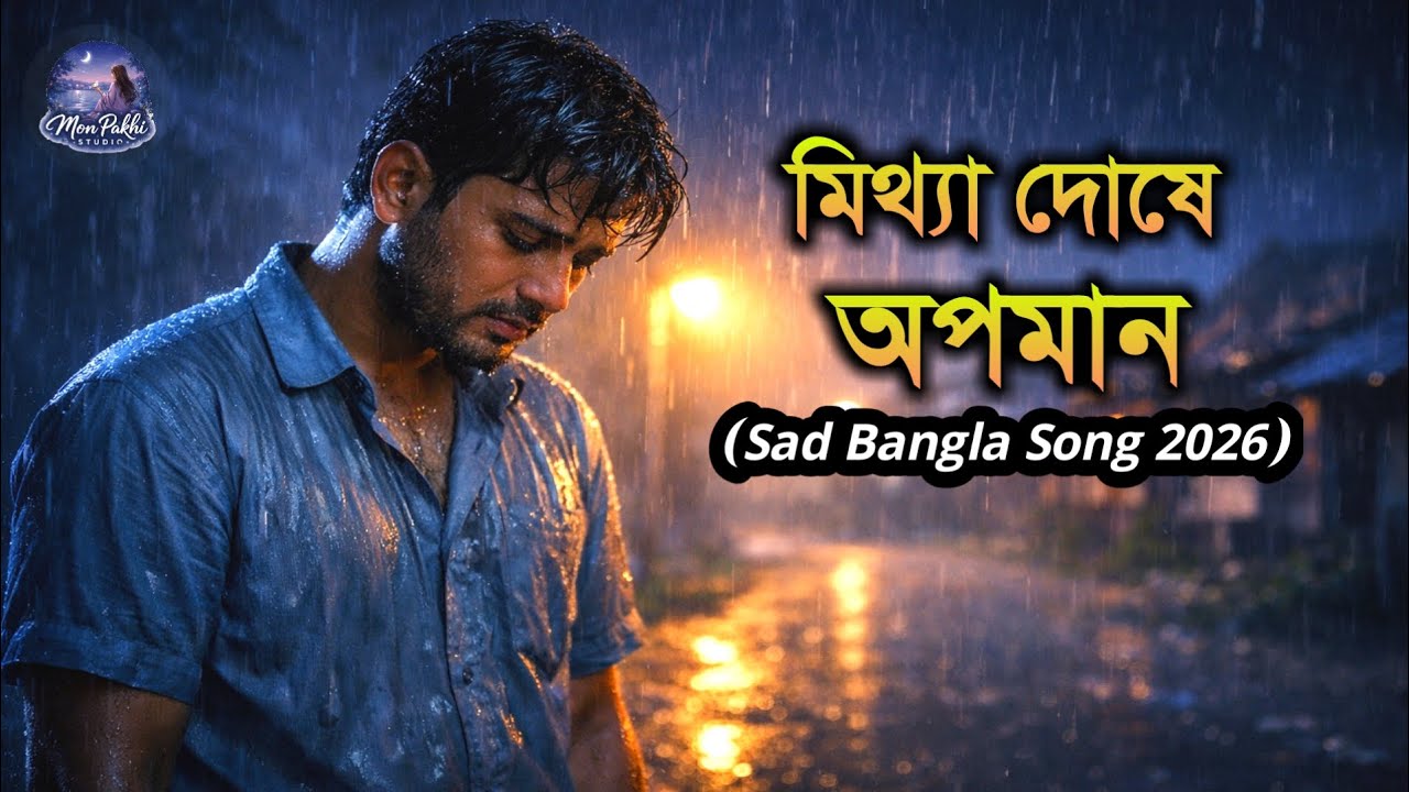 2026 সালের সেরা কষ্টের গান 😭 | মিথ্যা দোষে দোষী কইরা করলি অপমান | New Bangla Sad Song 2025