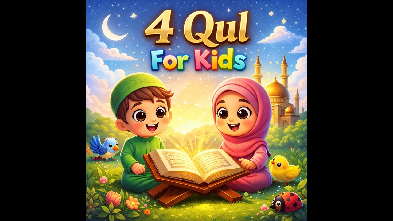 4 Qul Full | Powerful Protection Surahs | Surah Al-Ikhlas, Al-Falaq, An-Nas, Al-Kafirun