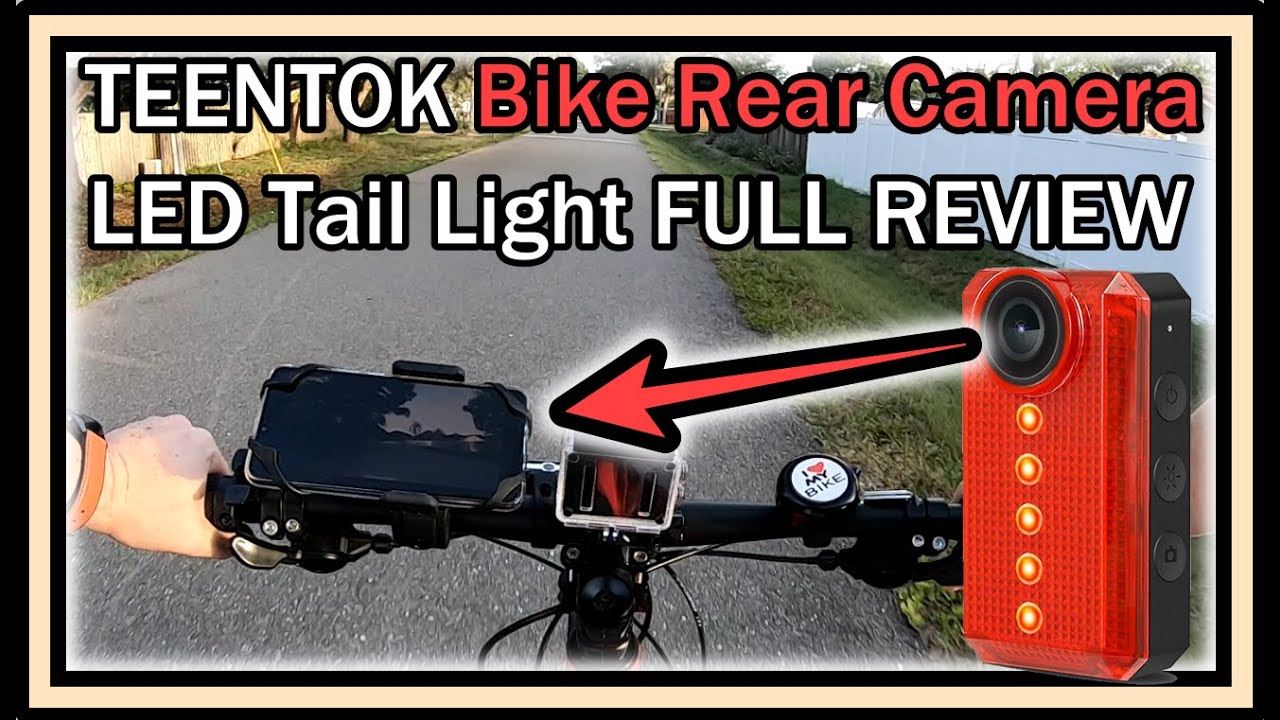 TEENTOK Bike Camera with LED Tail Light Full HD Rear-View USB Rechargeable WiFi Cam QUICK REVIEW