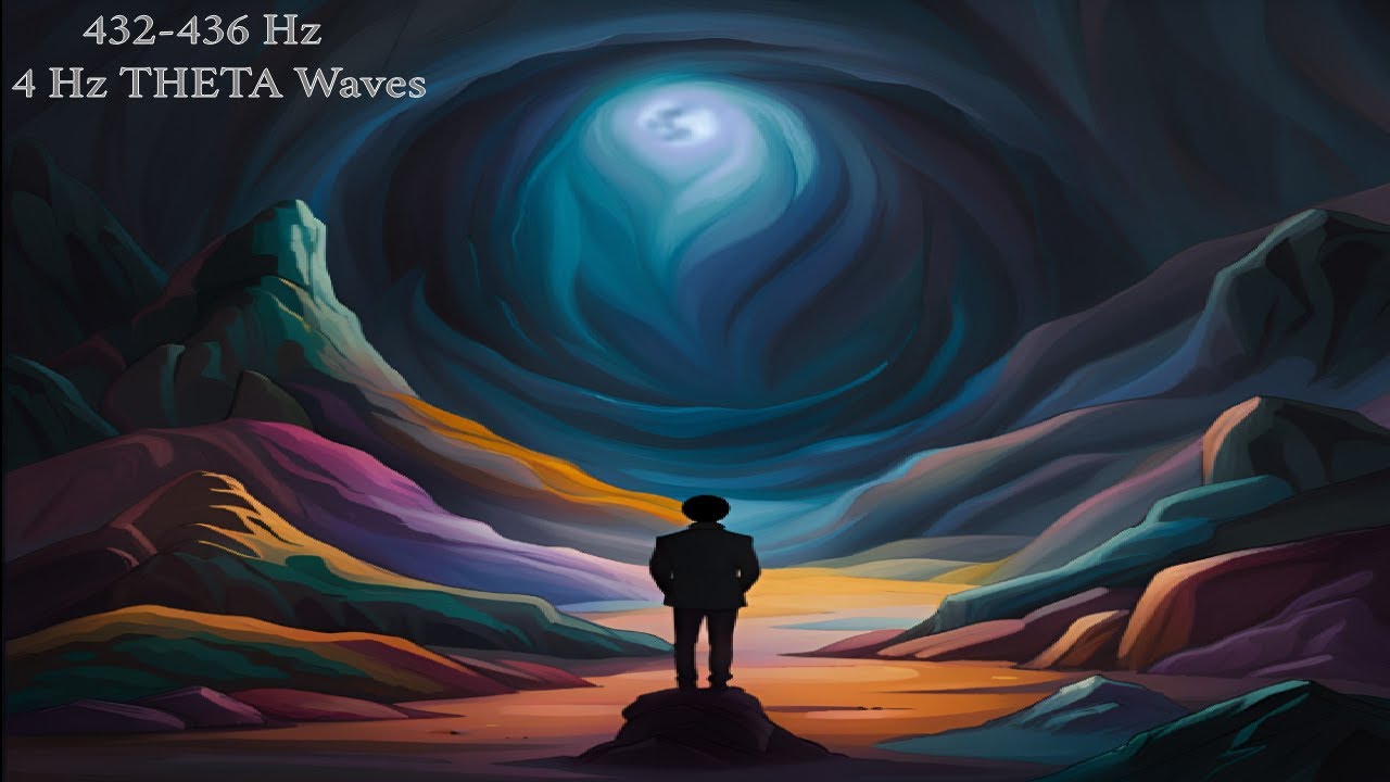 Fall Asleep FAST with this THETA Waves 432-436 Hz Binaural Sleep Music