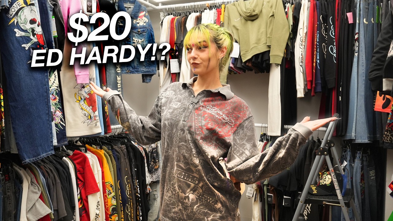 Я провожу распродажу образцов Ed Hardy в Нью-Йорке!