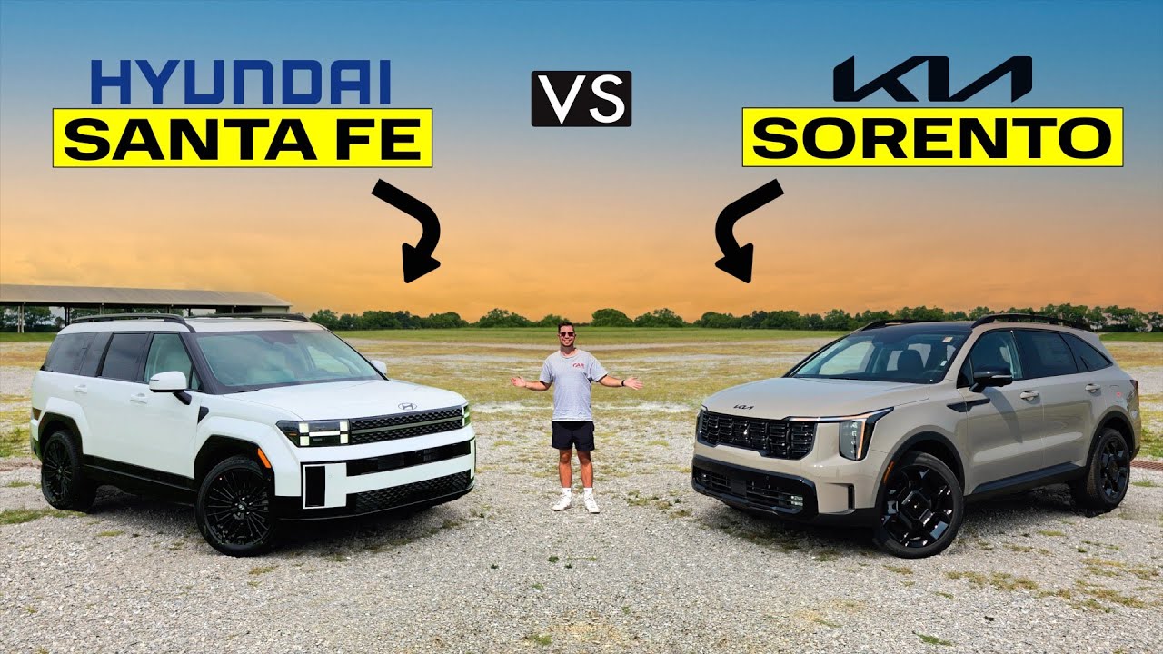 БИТВА ЗА ЦЕНУ! — Hyundai Santa Fe 2026 против Kia Sorento: сравнение