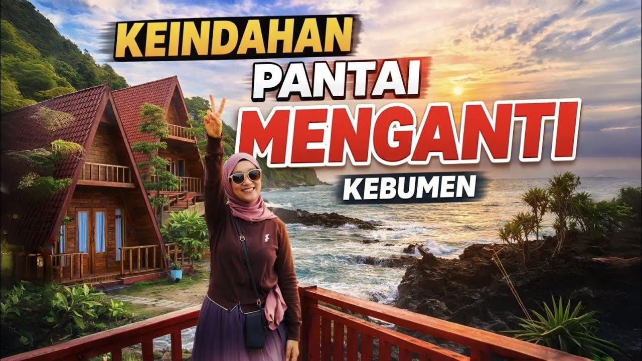Bangun Pagi Langsung Lihat LAUT 🌅 Review Menganti Cottage & Pantai Menganti Kebumen